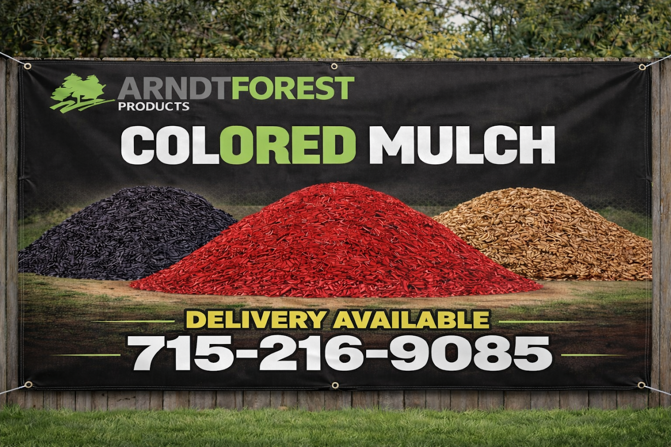 Arndt Forest Products provided the best colored Mulch in Antigo, Wisconsin, Midwest Mulch provider Arndt Forest Products provided the best colored Mulch in Antigo, Wisconsin, Midwest Mulch provider